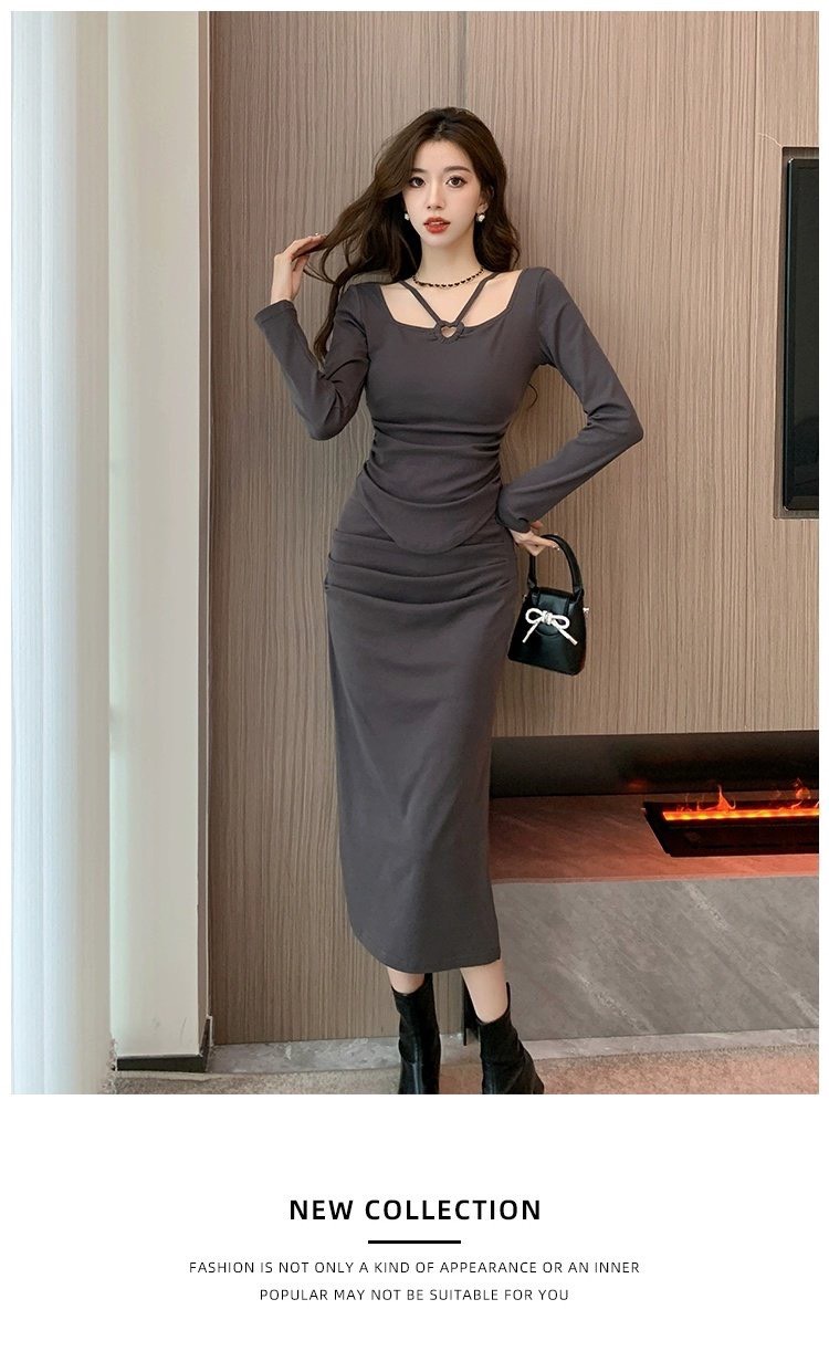 SET ĐẦM THUN CỔ CÁCH ĐIỆU D157